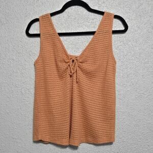 Daytrip Babydoll Inspired Knit Fisherman Y2K Tank Size S Beachy Coastal Vacation